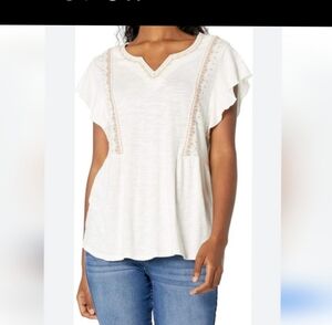 Vintage American embroidered soft new wit tag shirt sz small